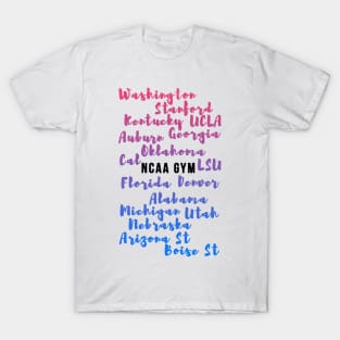 NCAA Gym Teams T-Shirt